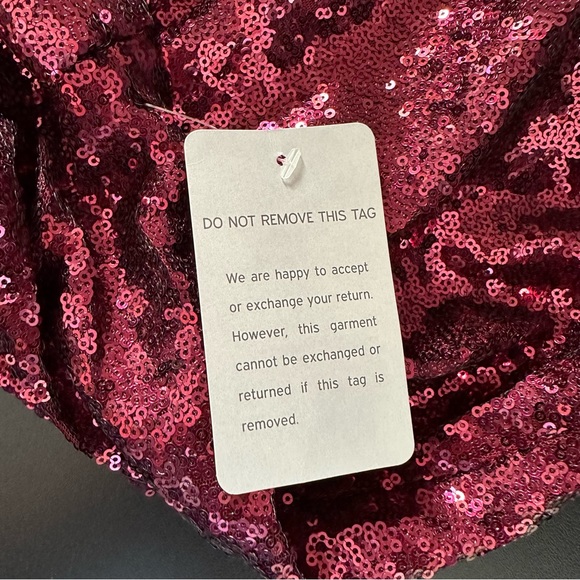 Gal Meets Glam Garnet Party Sequin Cropped Jumpsuit Ruffle Cap Sleeve size 12 - Picture 12 of 14